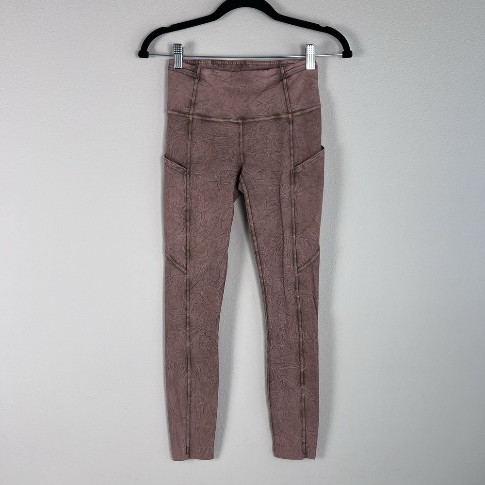 lululemon athletica Brown Leggings Seam Details
